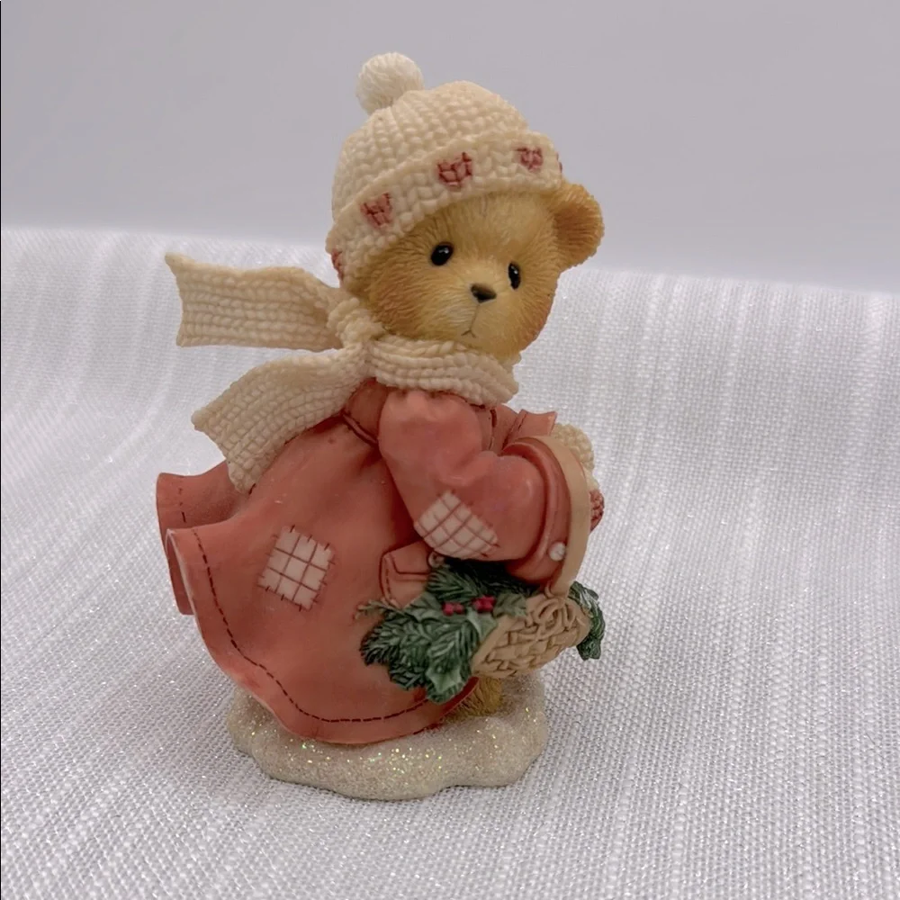 Cherished Teddies Shirley 1999 Limited Edition Release Christmas Figurine Enesco